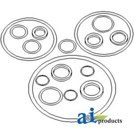 A & I PRODUCTS Seal Kit, Power Steering Pump 4" x4" x0.2" A-1635948M1
